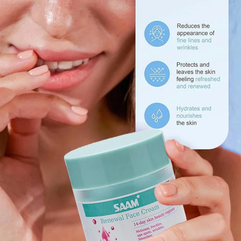 Final 3 Hours: 60%OFF🔥  Saam Face Cream – Anti-Wrinkle & Tightening Formula